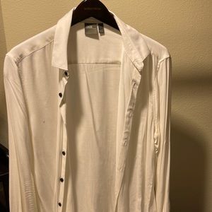 ASOS mens button down white